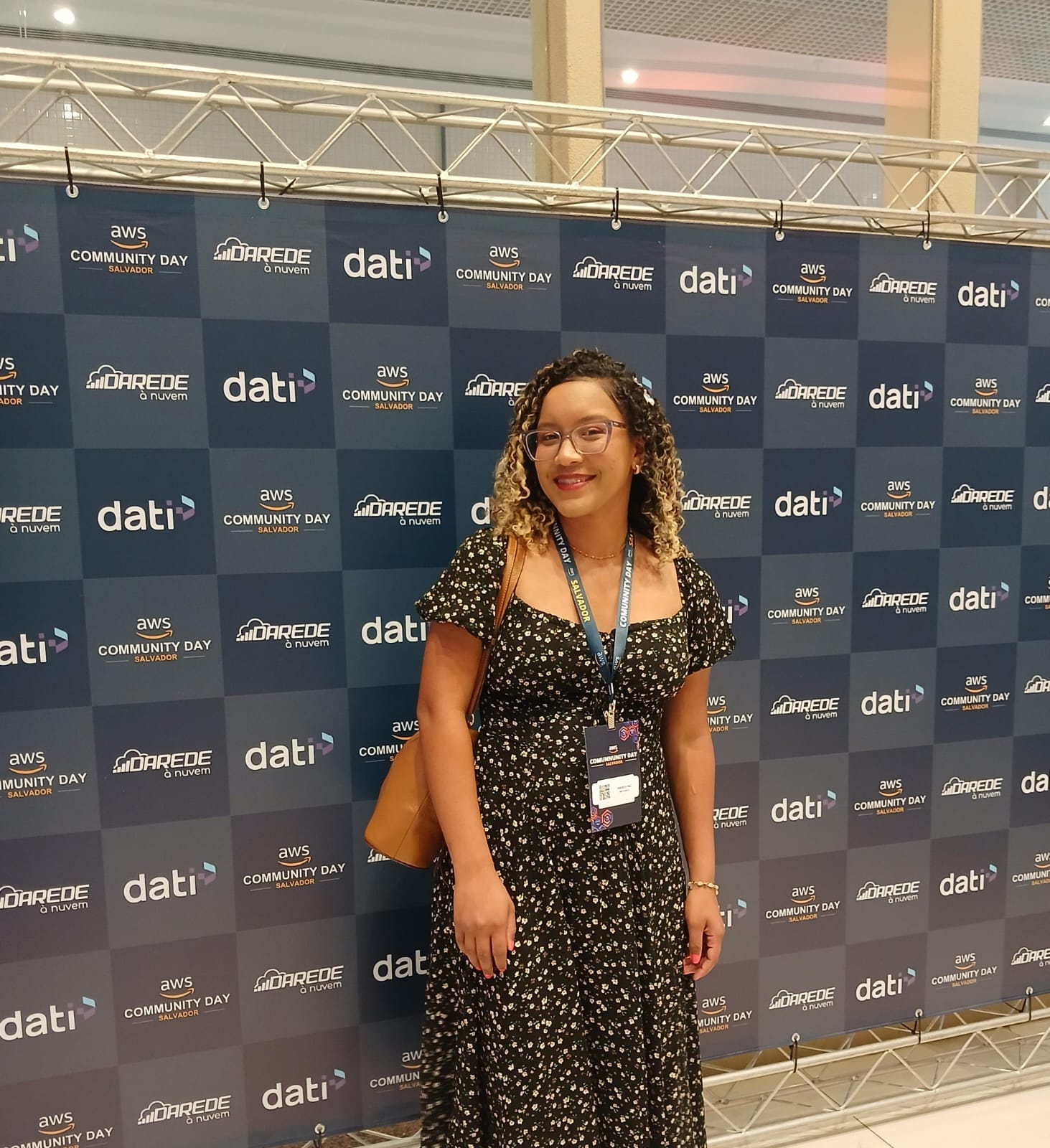 Angela Vidal no AWS Community Day em Salvador